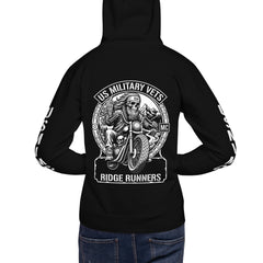 Patch Holder Hoodie Old Man With Chain White Text